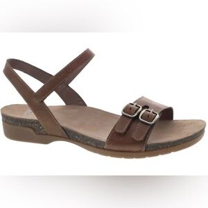 SOLD Dansko Rebekah Tan Waxy
Burnished Sandal Size 37 NWOT